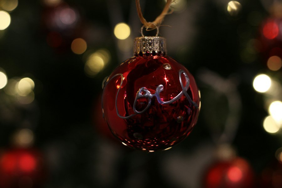Photo personalized Christmas ornament
