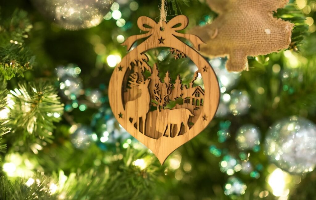 Photo personalized Christmas ornament