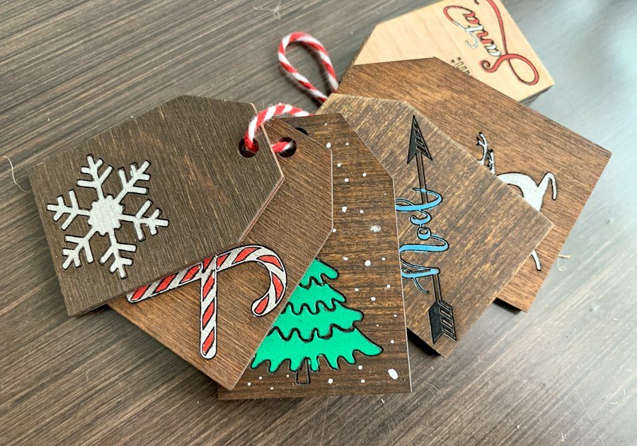 Photo customized Christmas tree ornaments