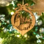Photo personalized Christmas ornament