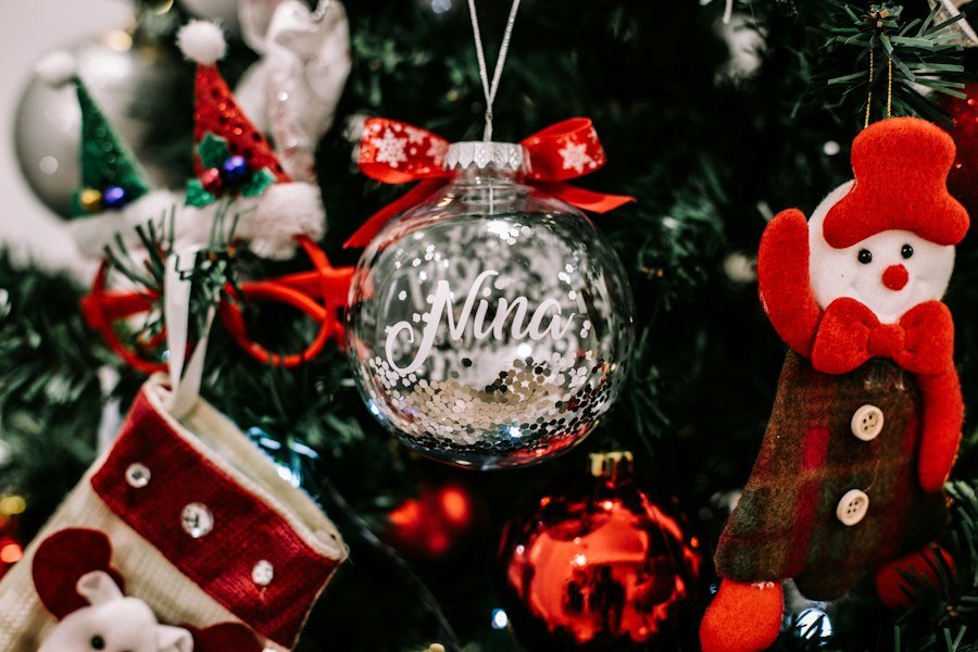 custom Christmas ornaments personalized