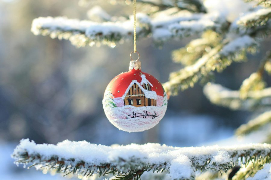 Photo personalized Christmas ornaments