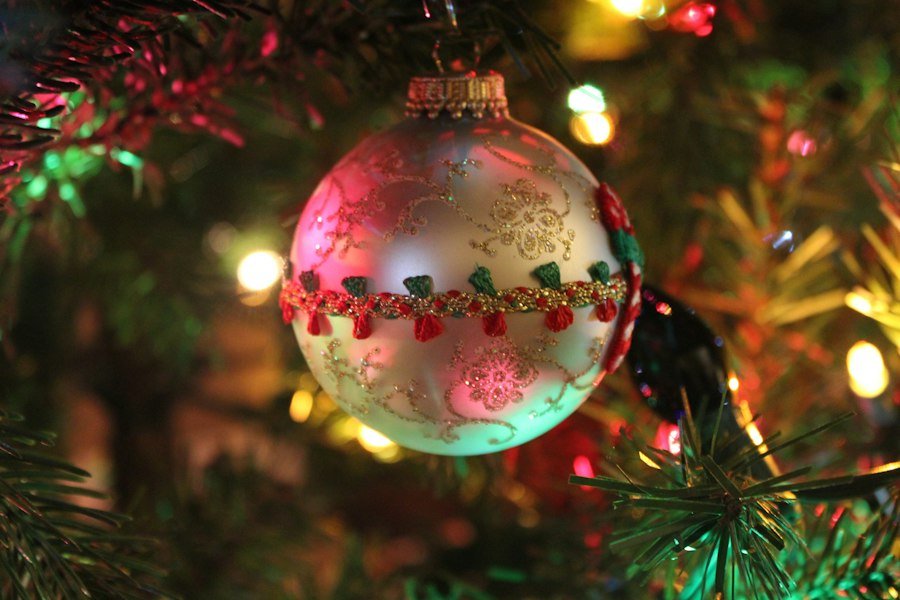 Photo family Christmas ornament
